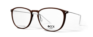 O-CCX Eyewear Slim Vertrauenswürdige leder