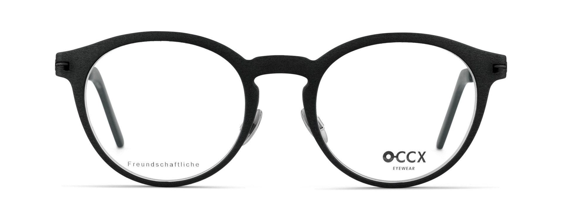 O-CCX Eyewear Avantgarde Freundschaftliche Schieferschwarz