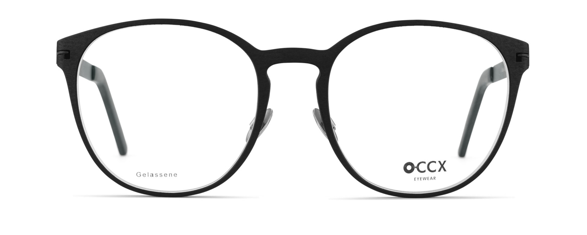 O-CCX Eyewear Avantgarde Gelassene Schieferschwarz
