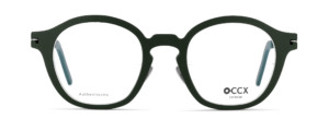 O-CCX Eyewear Avantgarde Bold Authentische Schiefergrün