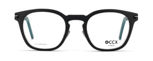 O-CCX Eyewear Avantgarde Bold Furchtlose Schieferschwarz